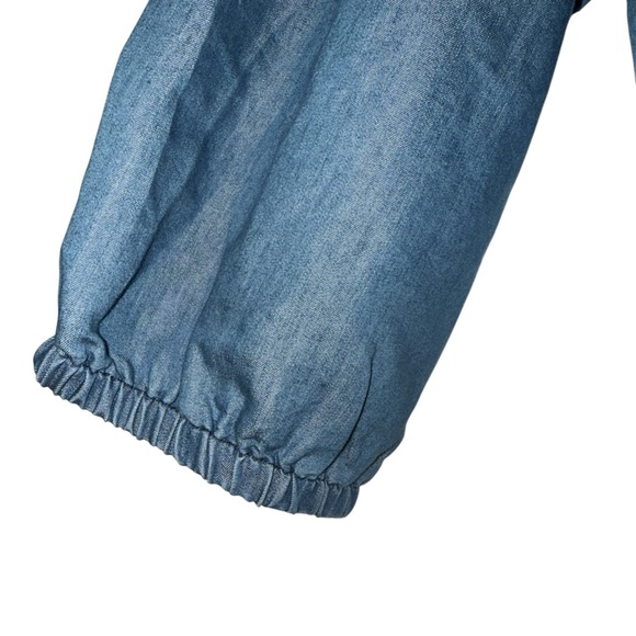 Blue Off-Shoulder Top - Picture 3 of 5